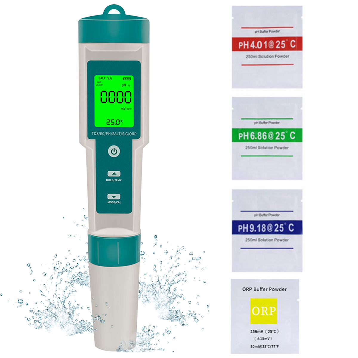 Ph Meter Digital Water Tester - Digital PH Meter 7 In 1