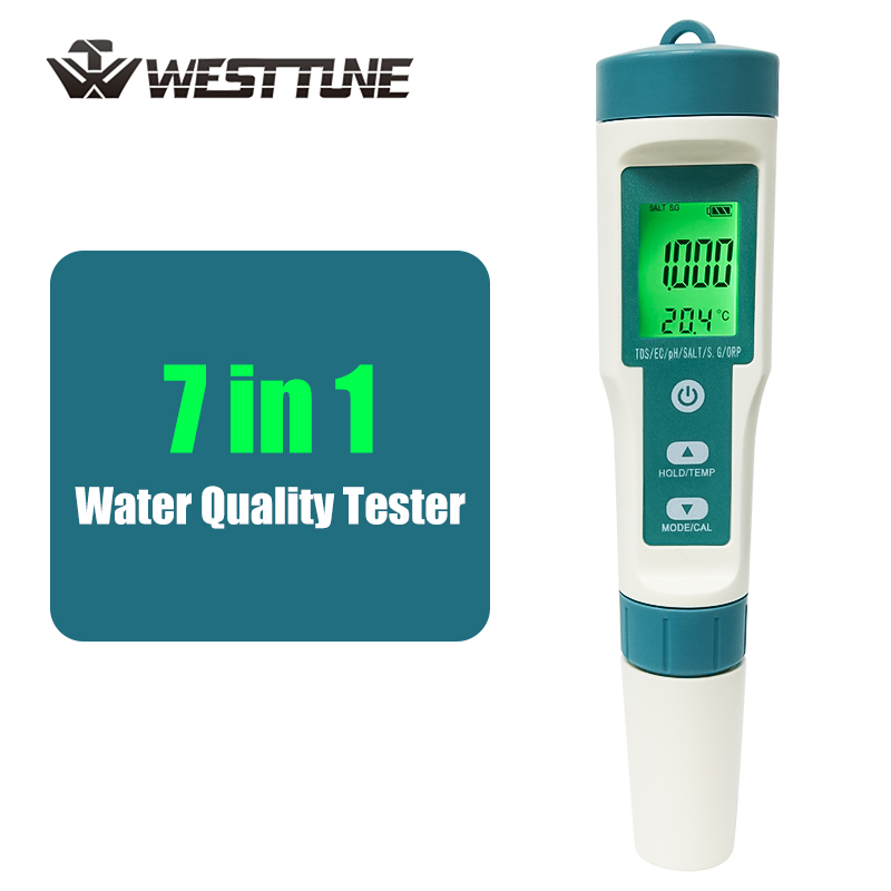 Ph Meter Digital Water Tester - WESTTUNE Digital PH Meter 7 In