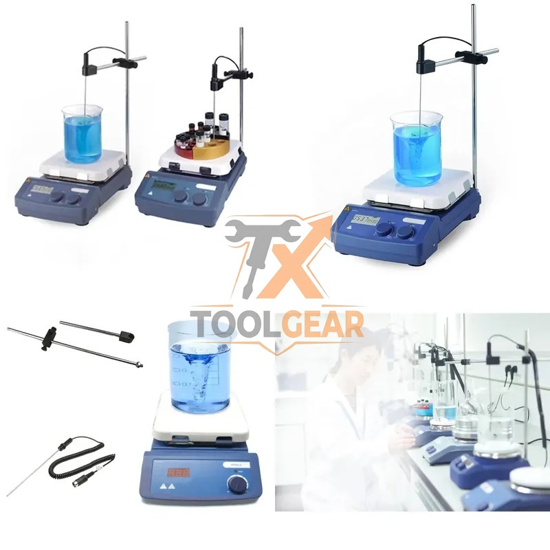 Lab Magnetic Stirrer Hot Plate - 2026hotsale* WEIAI MS7-H550-Pro LCD Digital Magnetic
