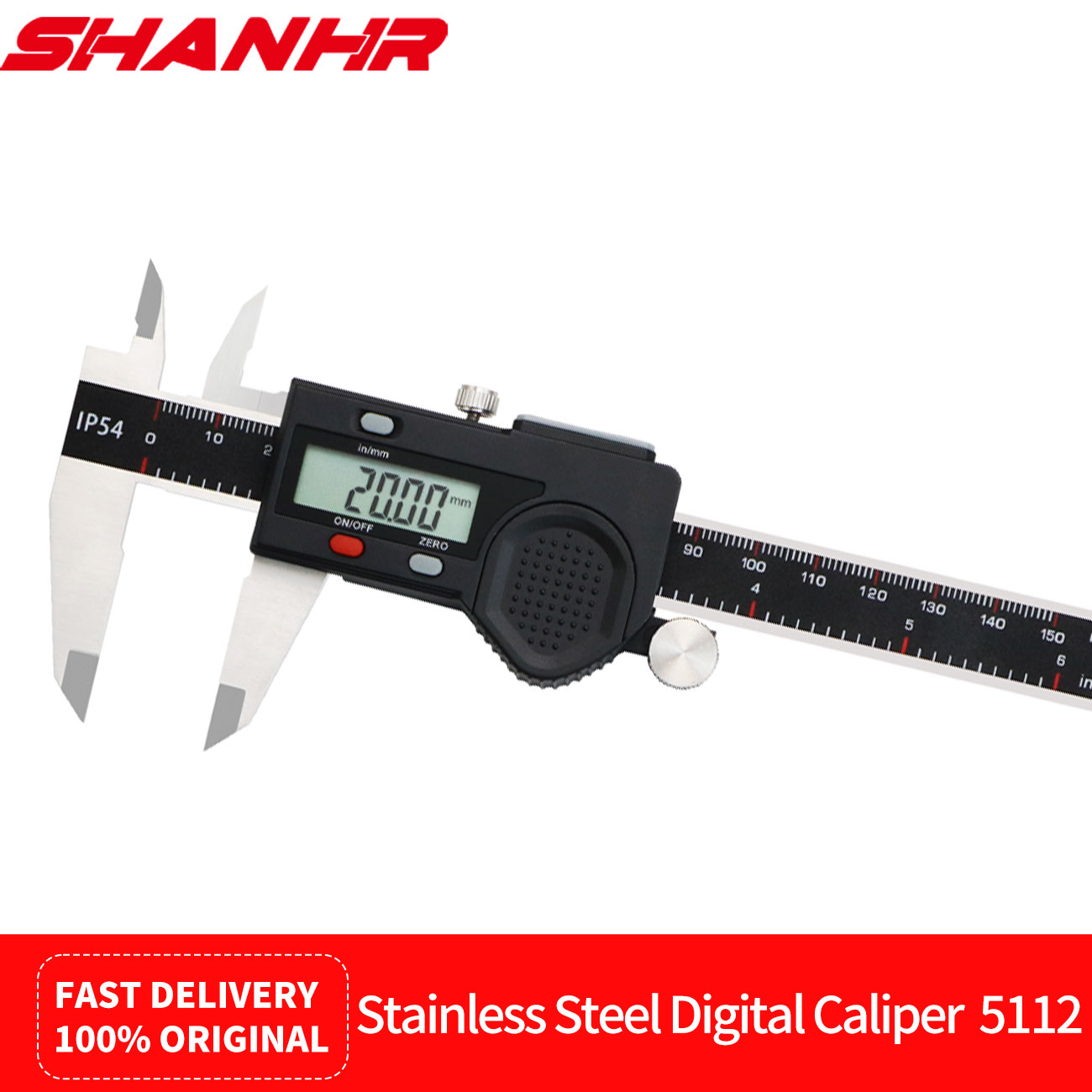Digital Caliper 150Mm Stainless Steel - SHANHR IP54 Waterproof Digital Calipers Stainless