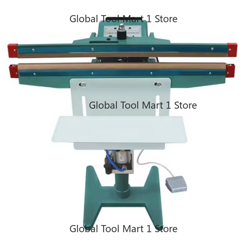 Plastic Bag Impulse Heat Sealer - Pneumatic QPSF-450/650/800/1000 Vertical Aluminium Foot Pedal