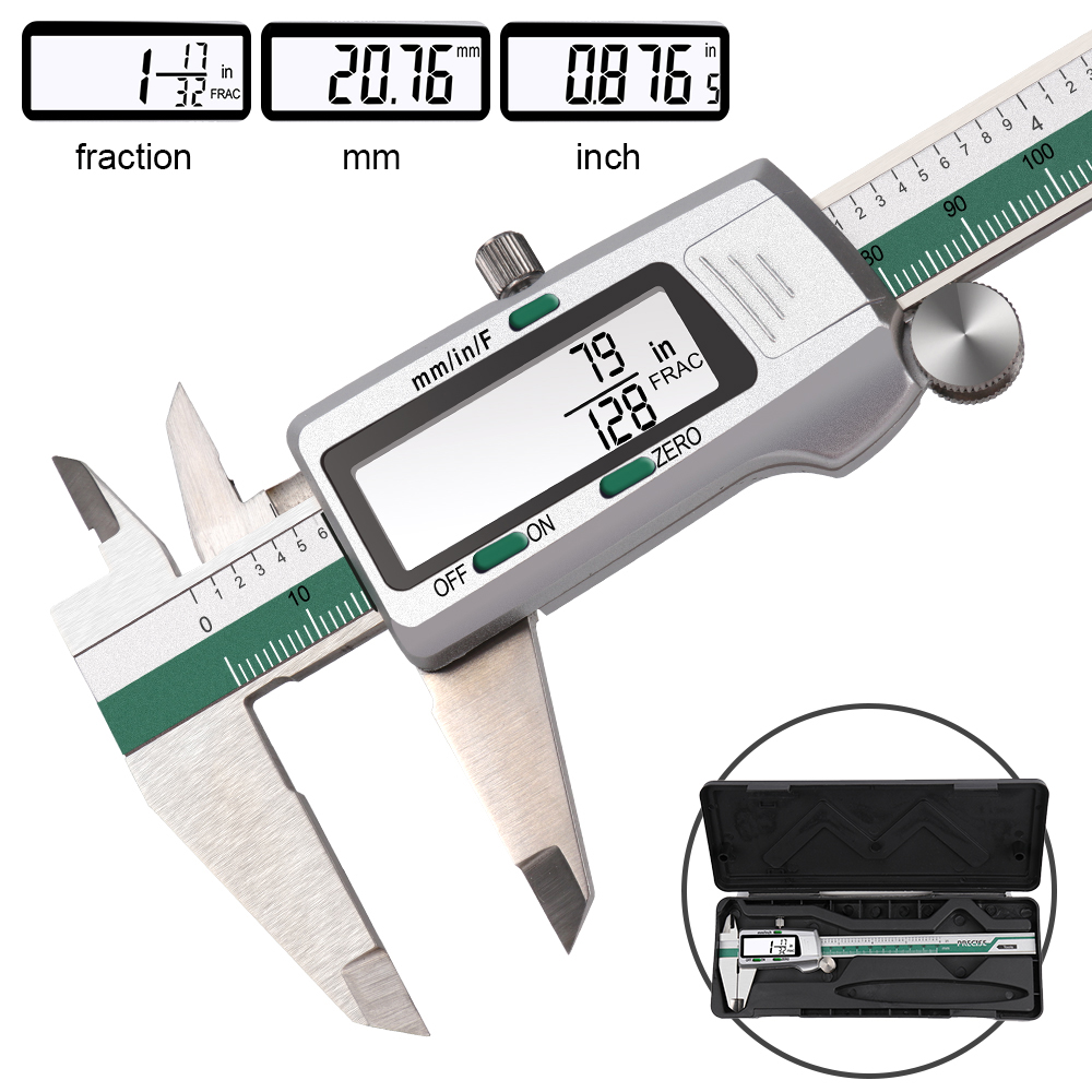 Digital Caliper 150Mm Stainless Steel - Stainless Steel High Accuracy Electronic LCD