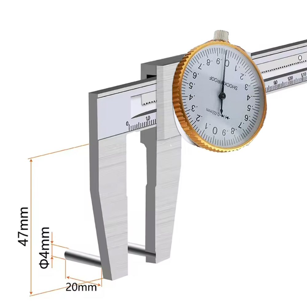 Digital Caliper 150Mm Stainless Steel - Range 0-150mm 0.01mm Precision Stainless Steel