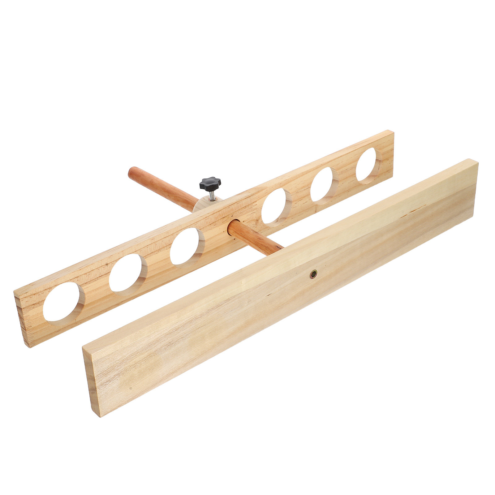 Lab Equipment - 6 Hole Wooden Funnel Stand Adjustable