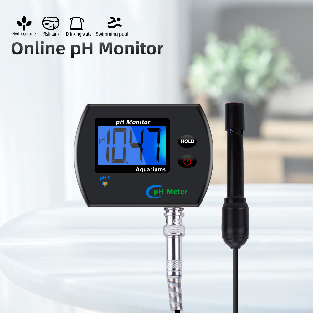 Ph Meter Digital Water Tester - PH Meter for Aquarium Multi-parameter Water