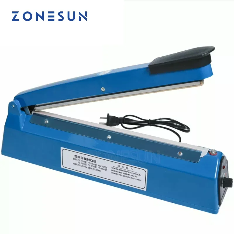 ZONESUN ZS-FS200 Hand Impulse  - Plastic Bag Impulse Heat Sealer 评论和价格