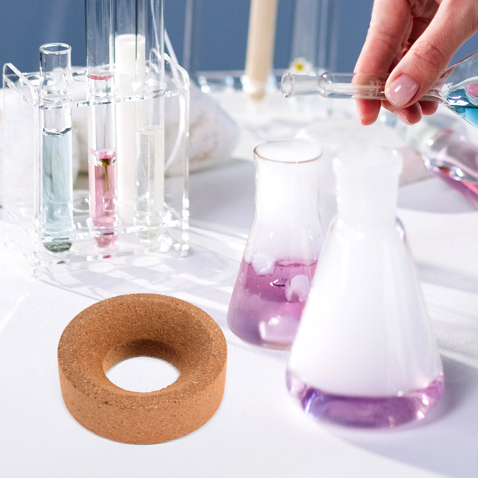 Cork Flask Stand For Round Bot - Lab Equipment 评论和价格
