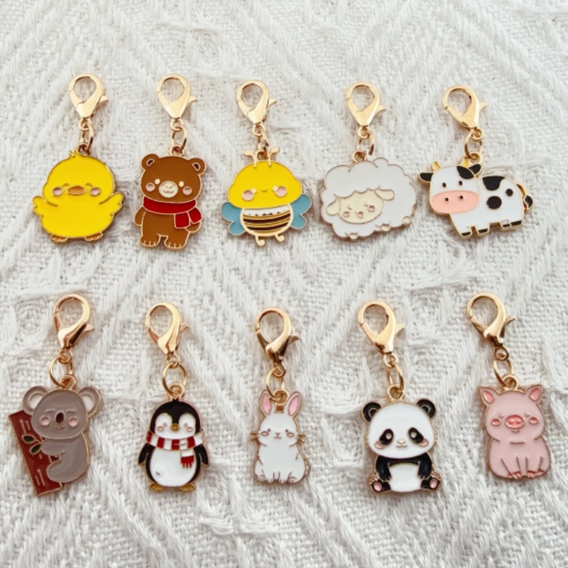 10pcs alloy drip oil cartoon a - Packaging 评论和价格