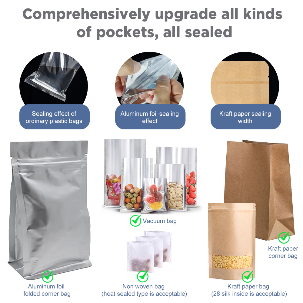 Impulse Sealer Machine Kitchen - Plastic Bag Impulse Heat Sealer 评论和价格
