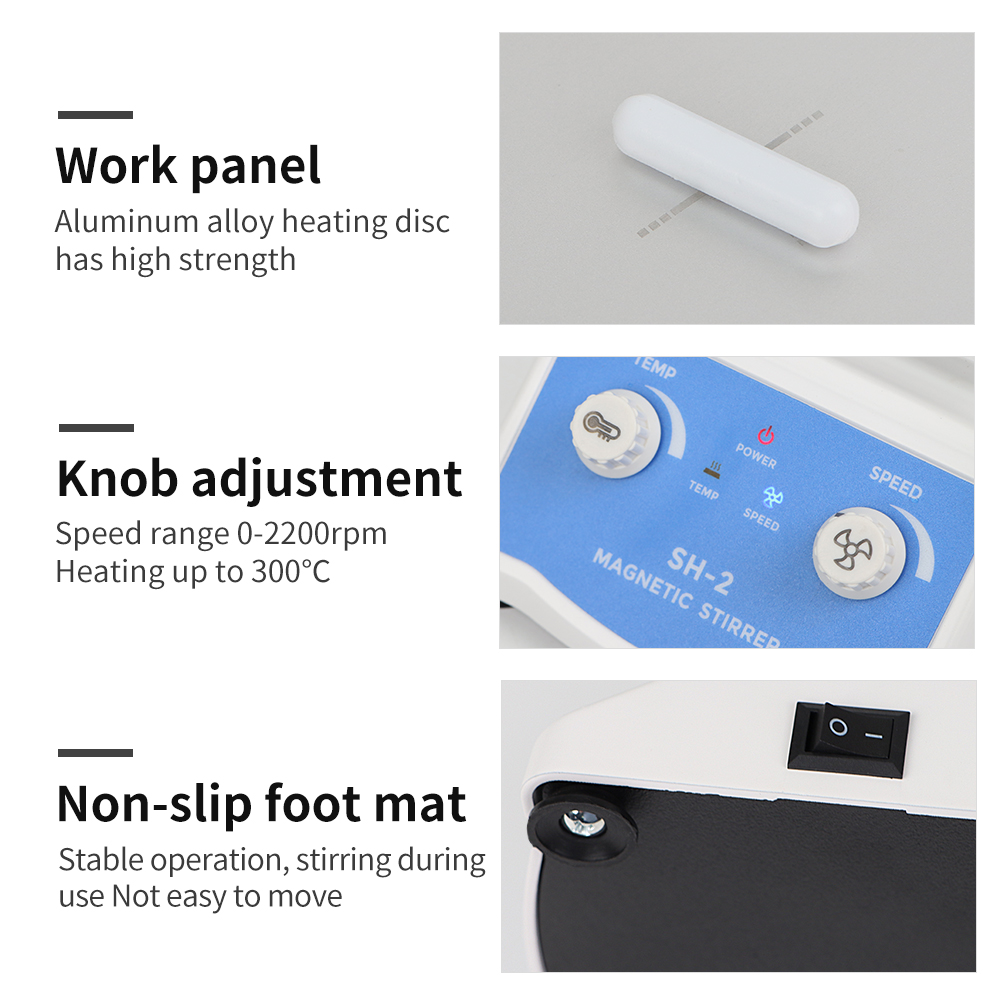 Heating Magnetic Stirrer Mixer - Lab Magnetic Stirrer Hot Plate 评论和价格