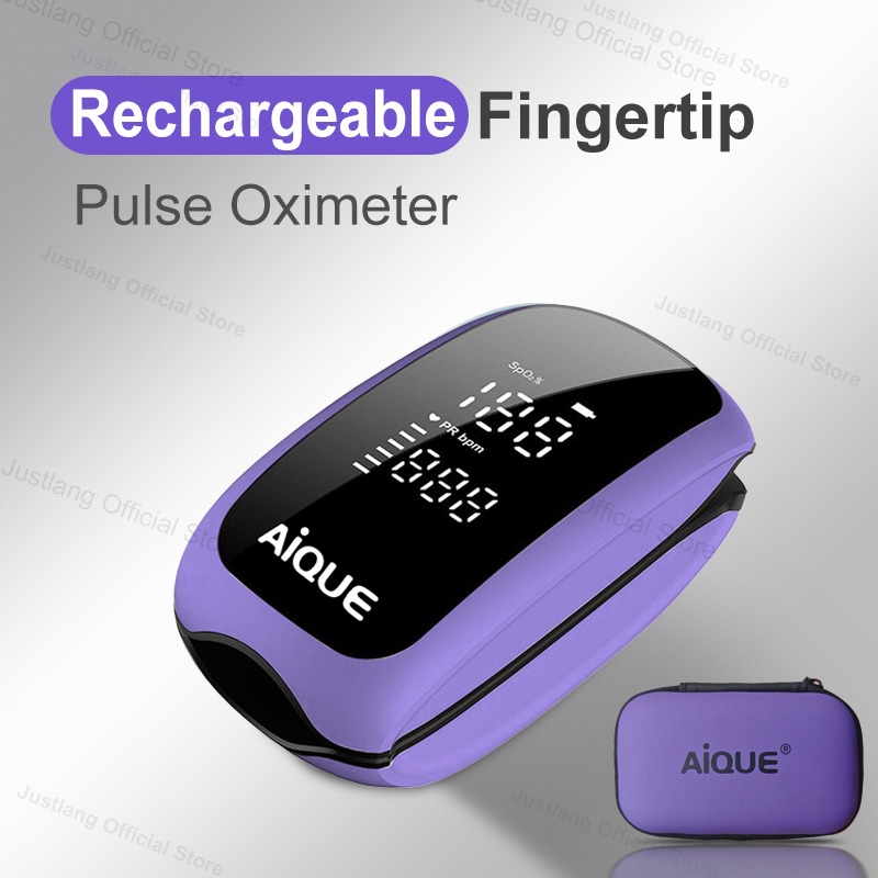 AiQUE Purple Rechargeable Oxim - Pulse Oximeter Fingertip Rechargeable 评论和价格