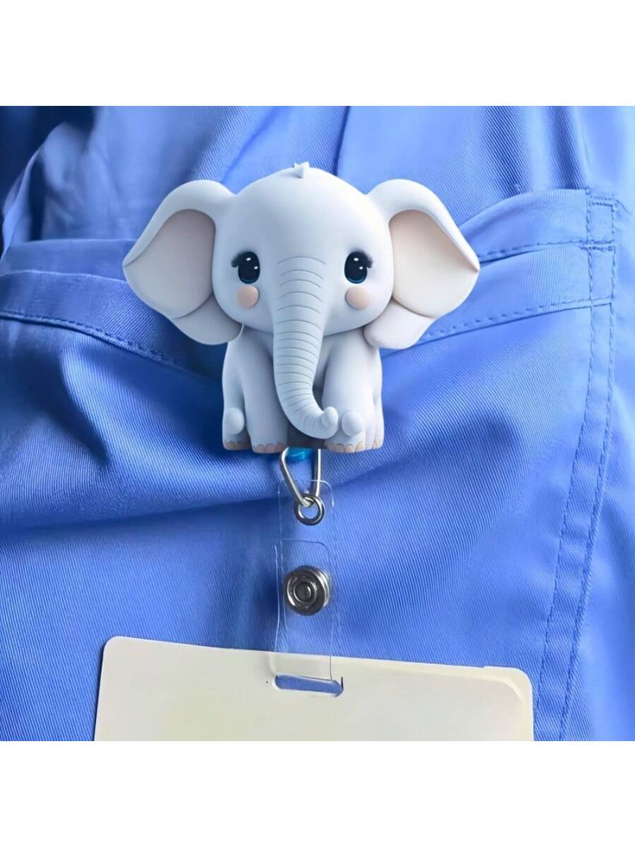 1PC Cute Cat Retractable Badge - Medical Supplies 评论和价格