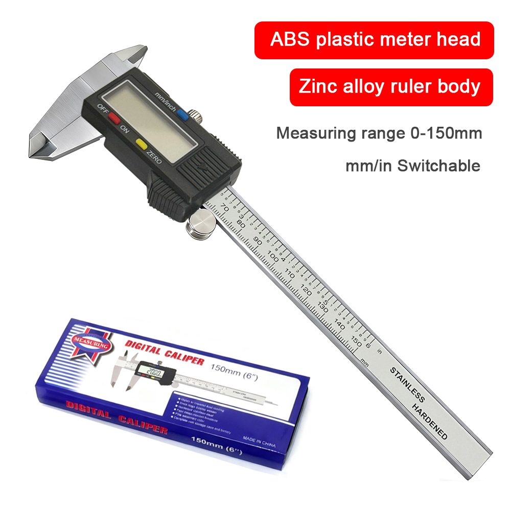 0-150mm Zinc Alloy Digital Cal - Digital Caliper 150Mm Stainless Steel 评论和价格