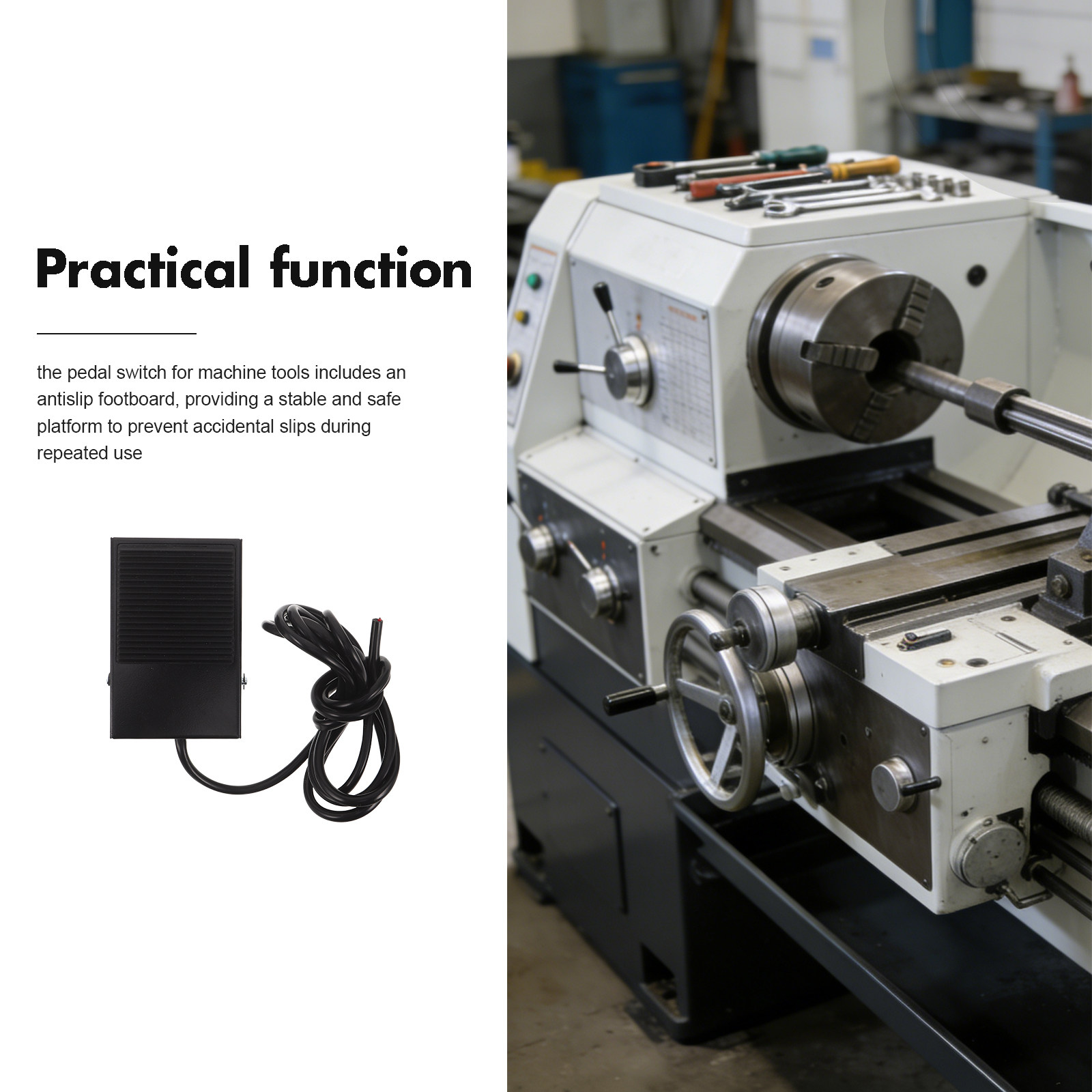 Momentary Foot Pedal Switch fo - Industrial Tools 评论和价格