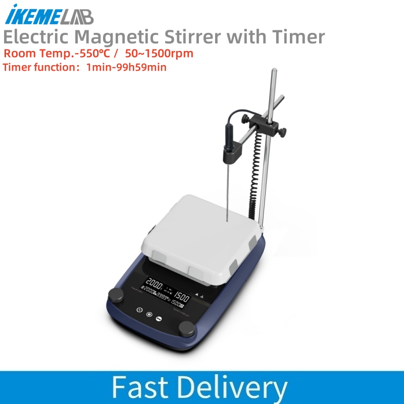 IKEME LCD Digital Display Magn - Lab Magnetic Stirrer Hot Plate 评论和价格