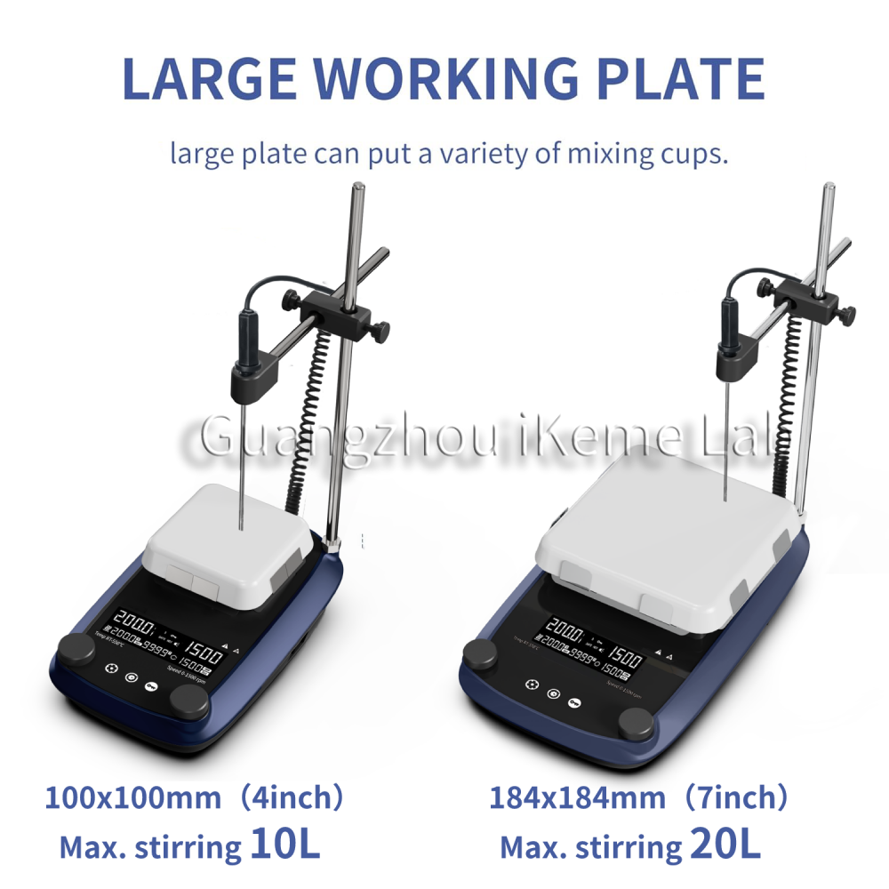 IKEME LCD Digital Display Magn - Lab Magnetic Stirrer Hot Plate 评论和价格
