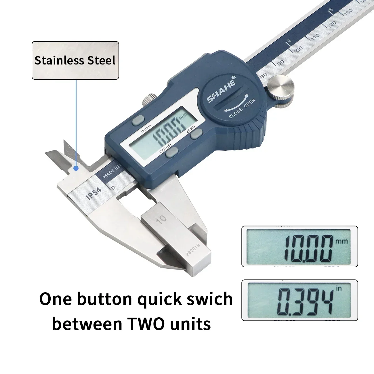 SHAHE Digital Caliper, 6 Inch/ - Digital Caliper 150Mm Stainless Steel 评论和价格