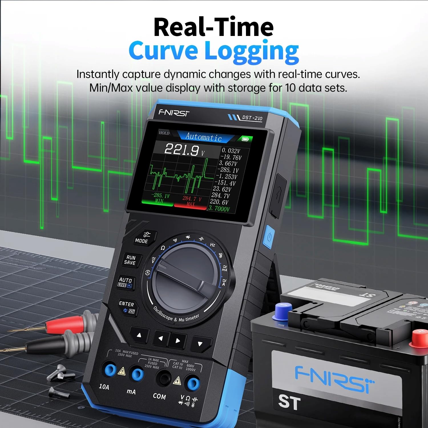 FNIRSI DST-210 Handheld Oscill - Fnirsi Digital Oscilloscope Handheld 评论和价格