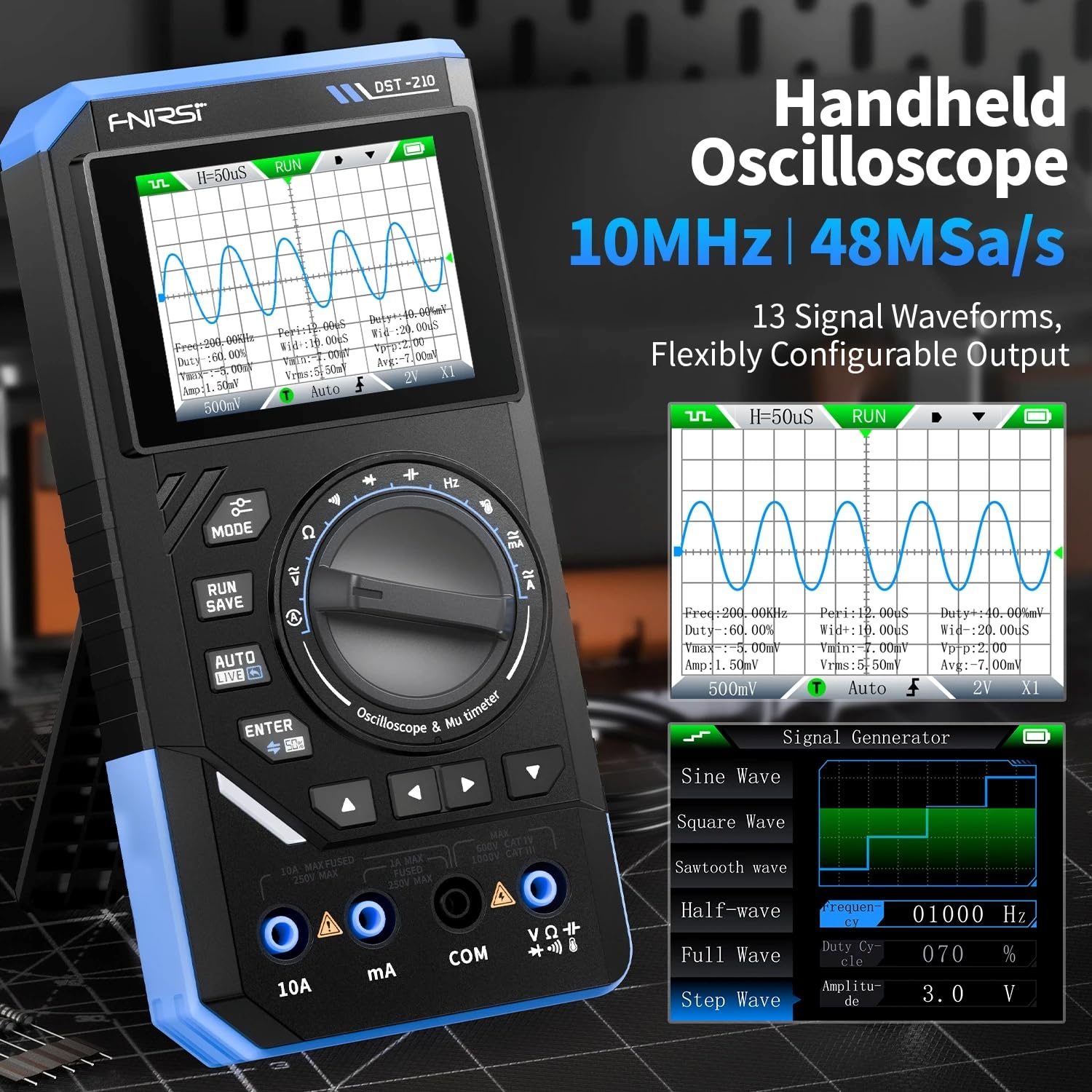 FNIRSI DST-210 Handheld Oscill - Fnirsi Digital Oscilloscope Handheld 评论和价格
