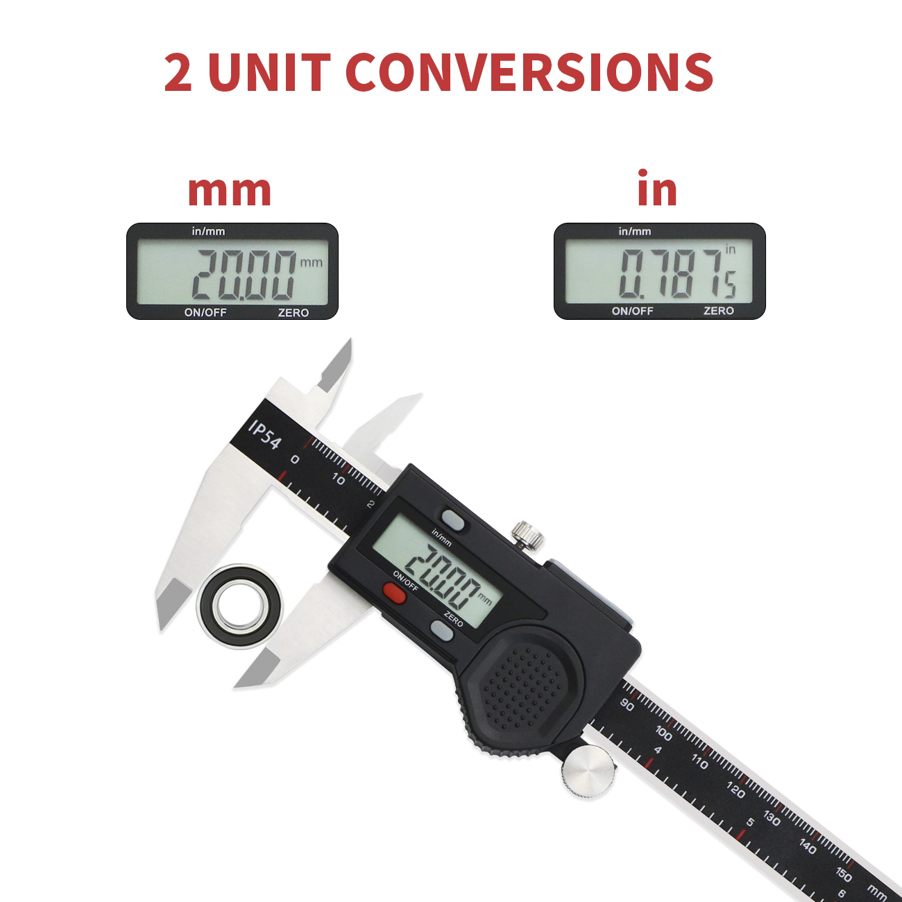 SHANHR IP54 Waterproof Digital - Digital Caliper 150Mm Stainless Steel 评论和价格