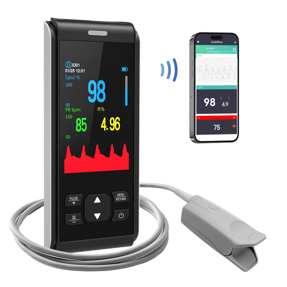 HealthTree Handheld Pulse Oxim - Pulse Oximeter Fingertip Rechargeable 评论和价格
