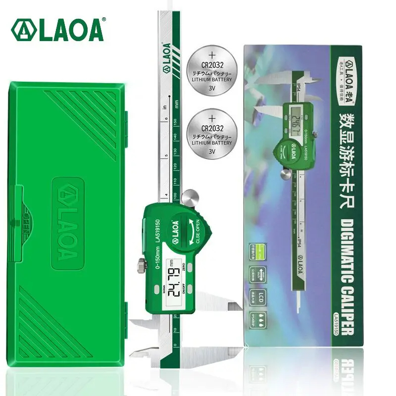 LAOA Digital Vernier Caliper 6 - Digital Caliper 150Mm Stainless Steel 评论和价格
