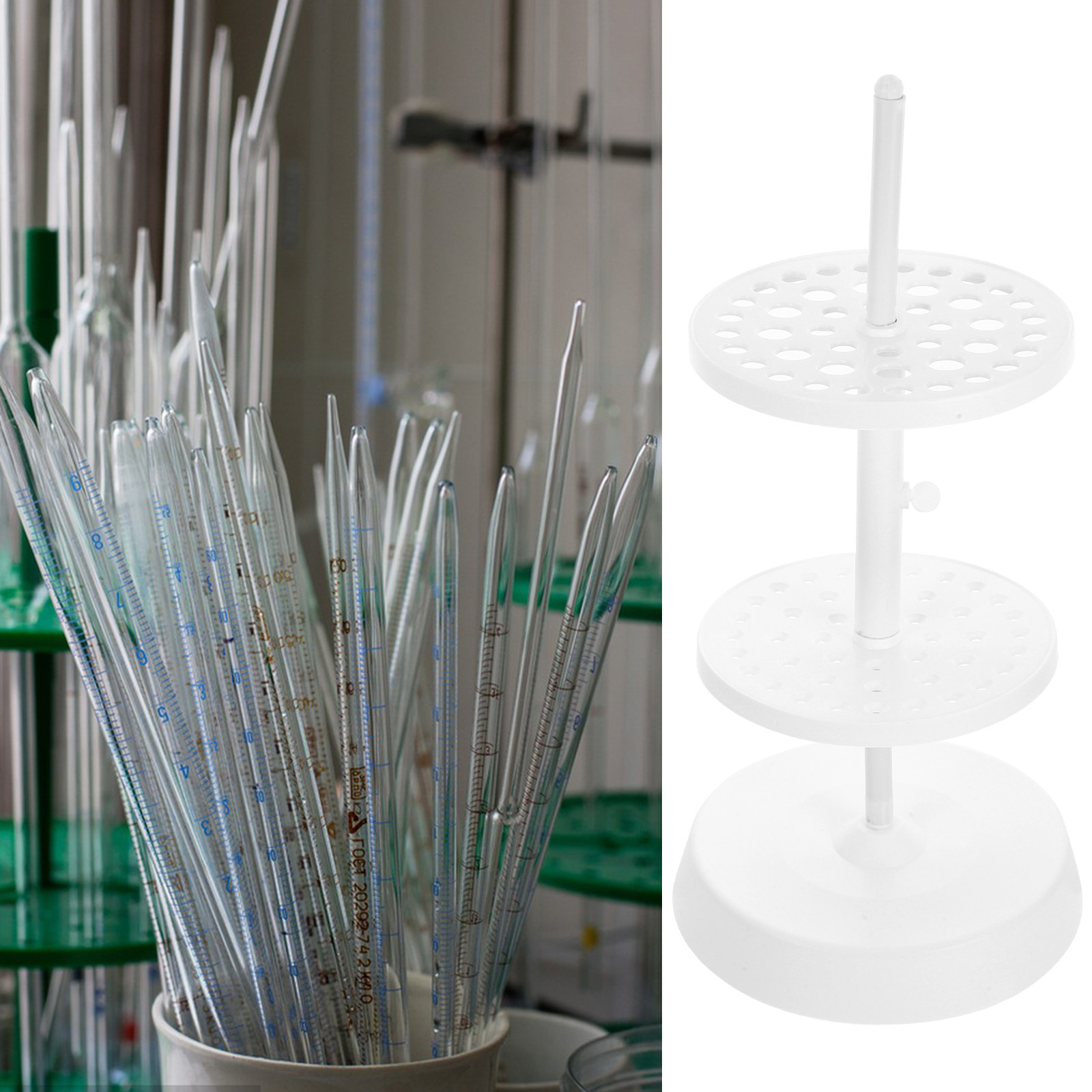 Plastic Round Pipette Stand Ho - Lab Equipment 评论和价格