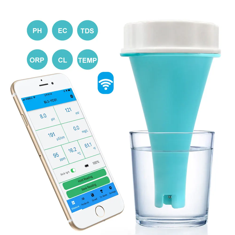 6 in 1 Water Quality Test Mete - Ph Meter Digital Water Tester 评论和价格