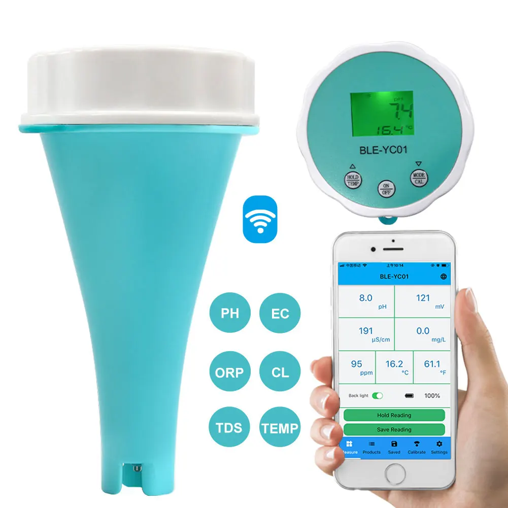 6 in 1 Water Quality Test Mete - Ph Meter Digital Water Tester 评论和价格