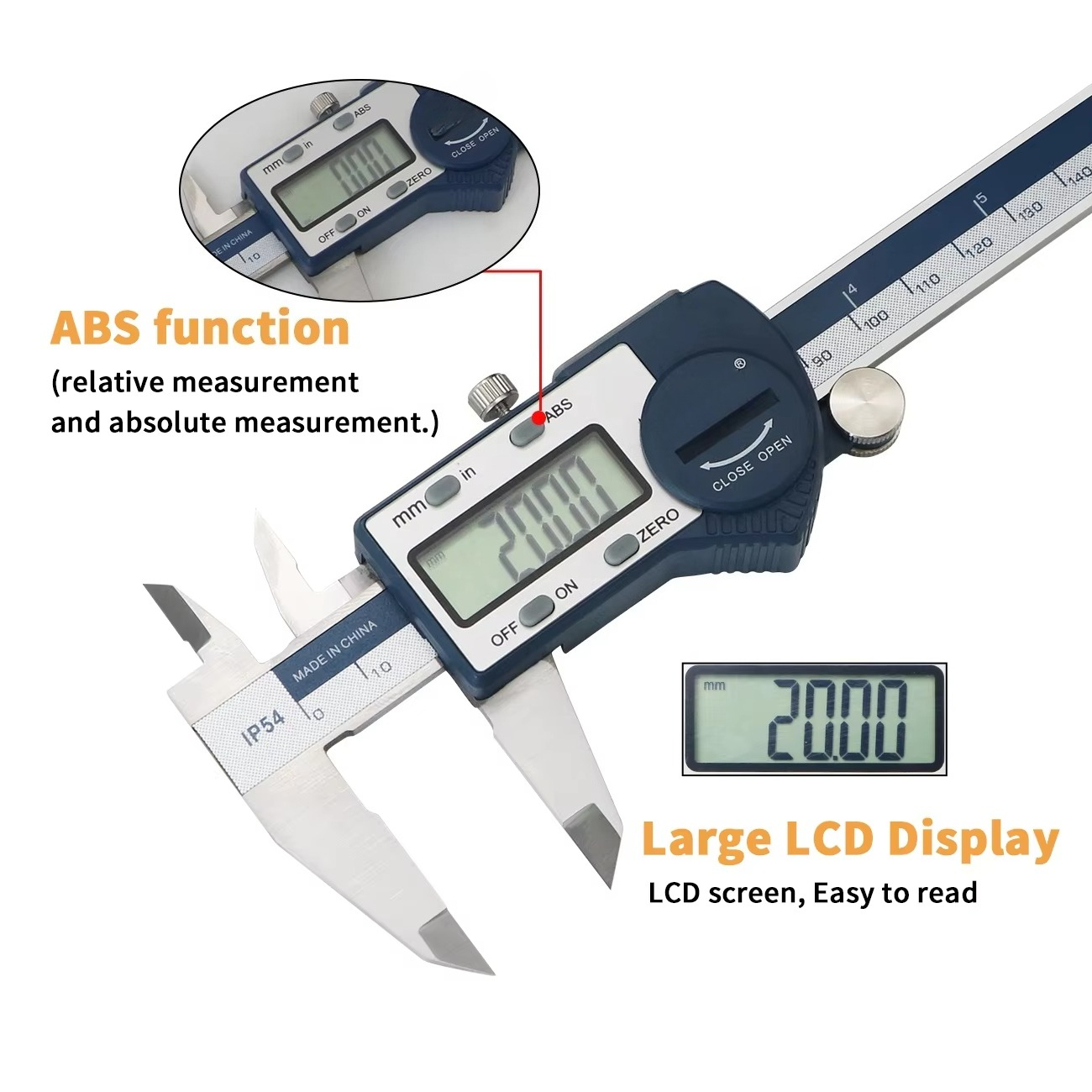 IP54 0-150mm Digital Vernier C - Digital Caliper 150Mm Stainless Steel 评论和价格
