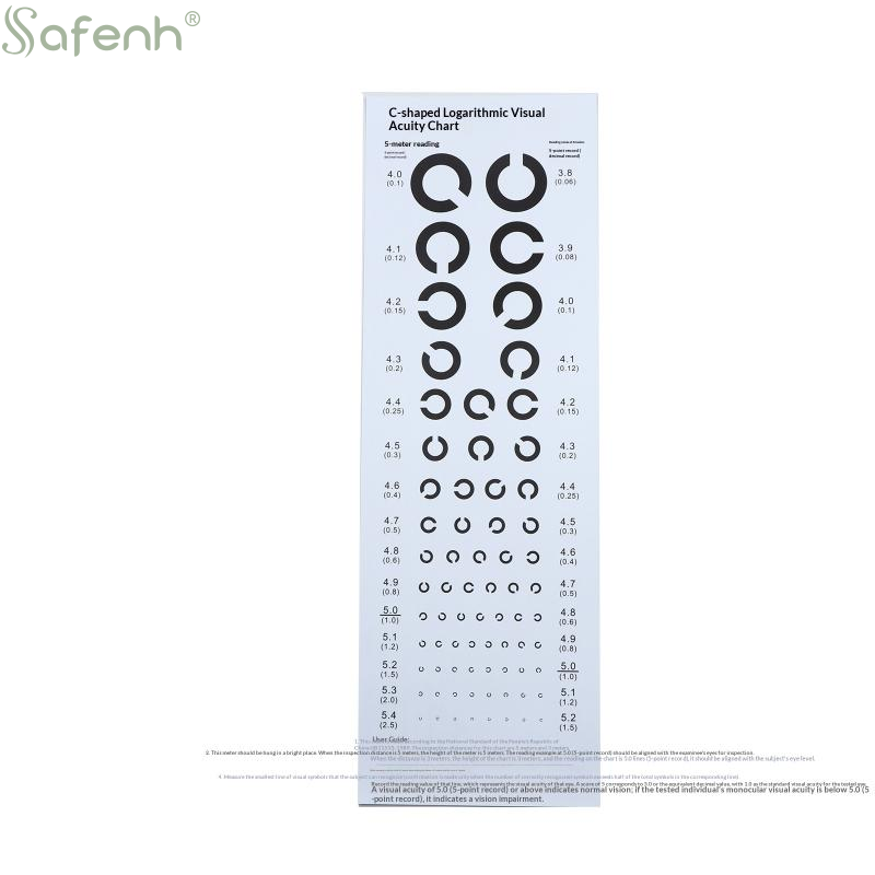 Near Vision Test Cards Vision  - Medical Supplies 评论和价格