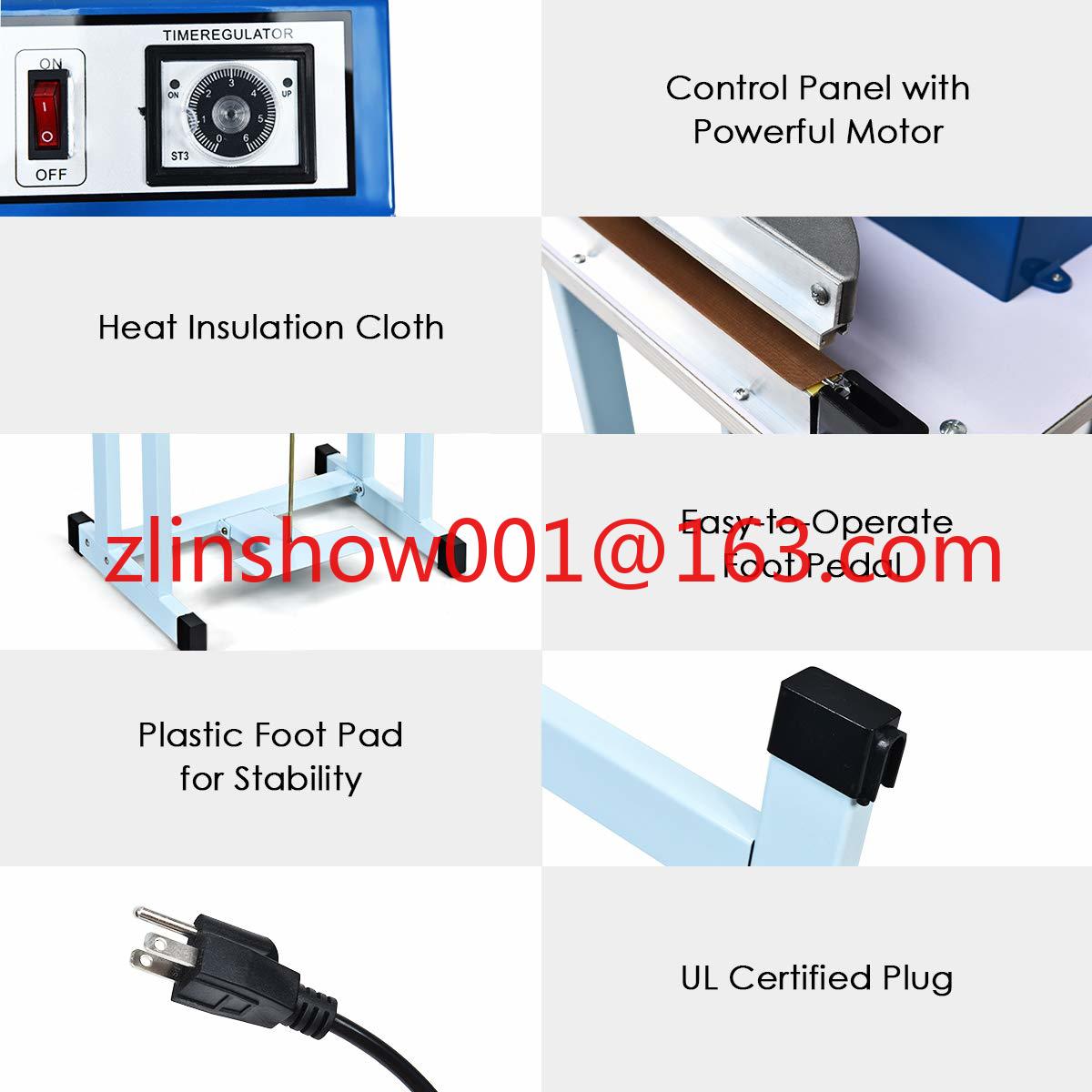 Semi-Automatic 500mm Table Typ - Plastic Bag Impulse Heat Sealer 评论和价格