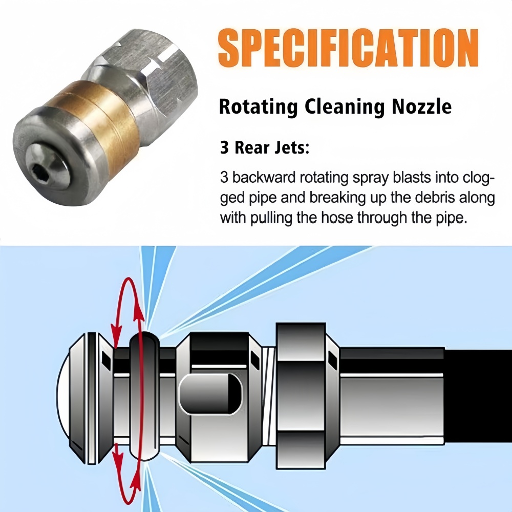 0.5~50m Sewer Cleaning Hose Hi - Vacuum Chamber Kit With Pump 评论和价格