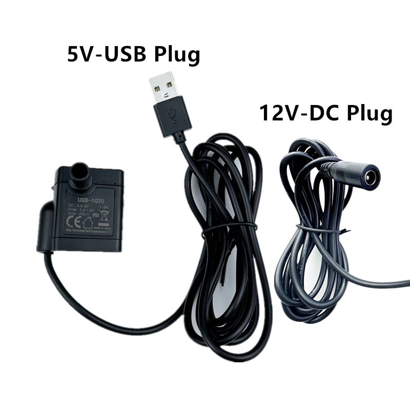 1PCS Water pump 5V USB Plug 3W - Mini Peristaltic Pump 12V 评论和价格
