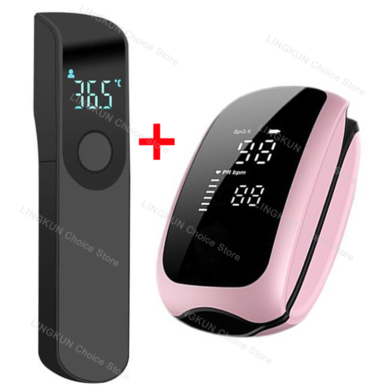 Forehead Digital Thermometer N - Pulse Oximeter Fingertip Rechargeable 评论和价格