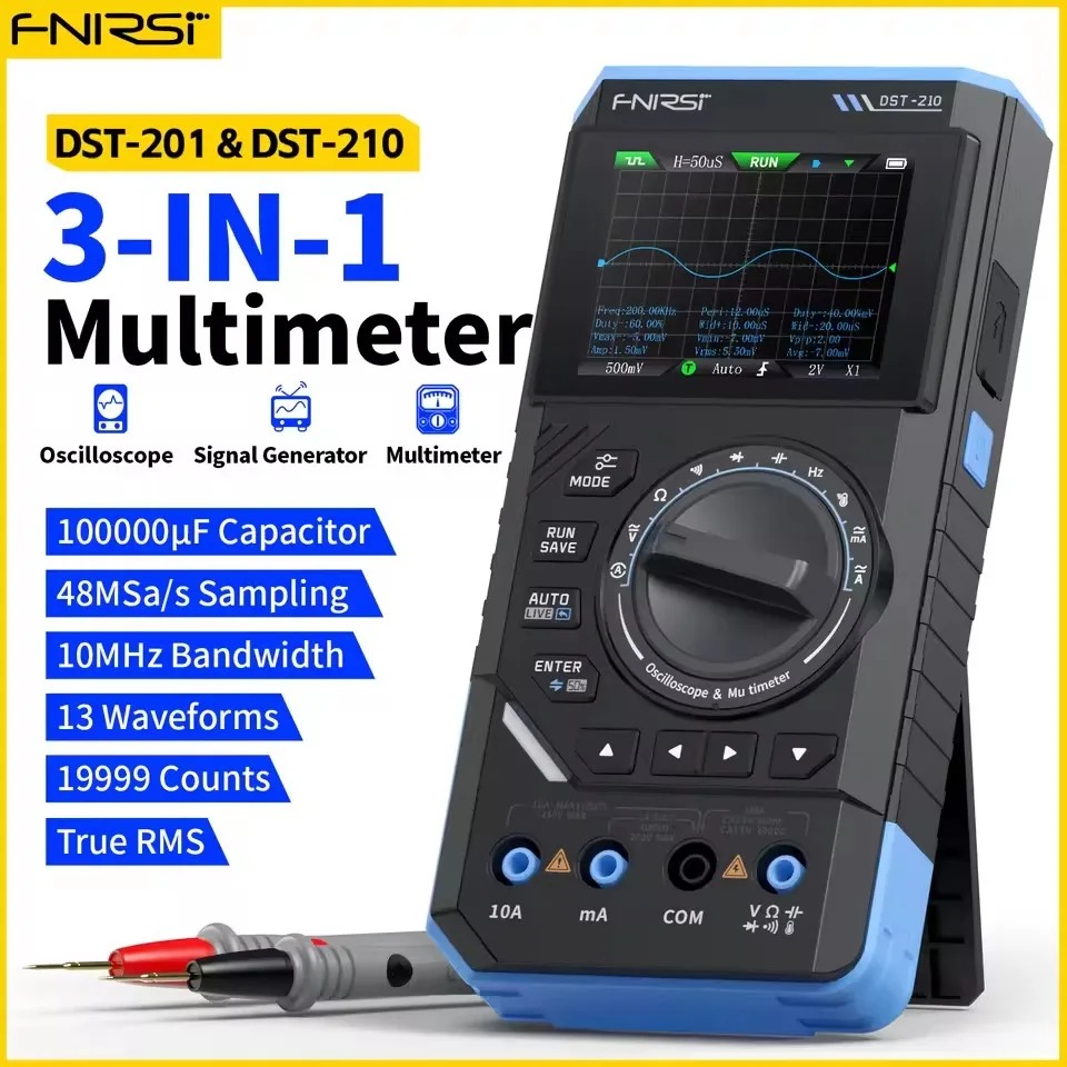 DST210 3-in-1 Digital Multimet - Fnirsi Digital Oscilloscope Handheld 评论和价格