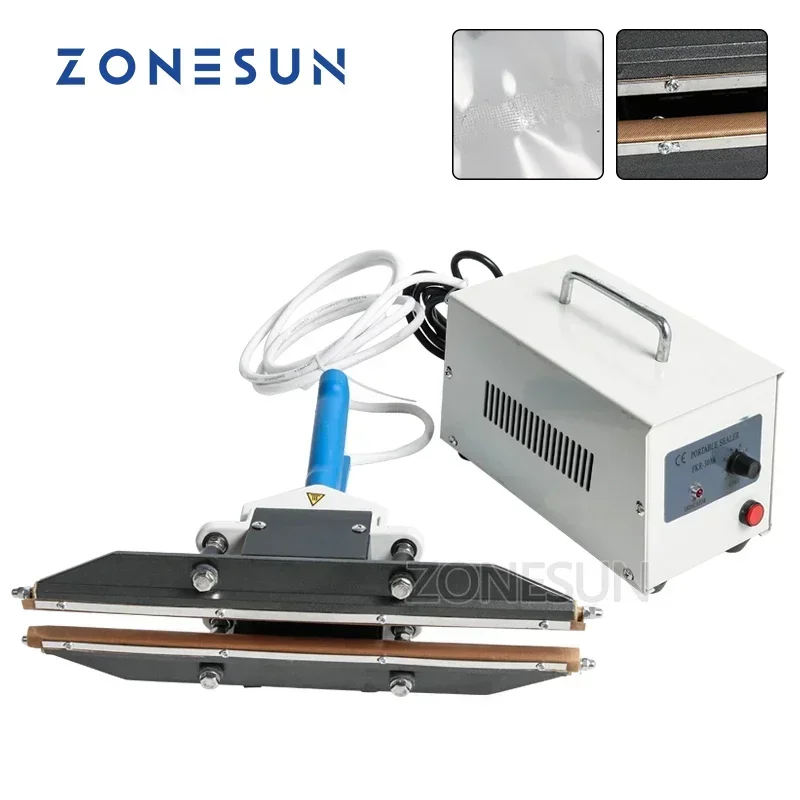 ZONESUN 400mm Direct-heat Plie - Plastic Bag Impulse Heat Sealer 评论和价格